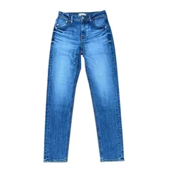 新品未使用。ヤヌーク スリムテーパード ルース 25 ヤヌーク スリムテーパード デニムパンツ RUTH ルース サイズ25