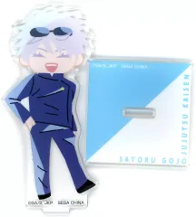 【中古】アクリルスタンド・アクリルパネル 五条悟/群青 デフォルメアクリルスタンド 「セガ ラッキーくじ 呪術廻戦 群青・落日」 E賞