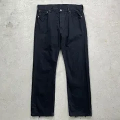 00年代 Levi's ユーロリーバイス 501 ブラックデニムパンツ ストレート メンズW36 