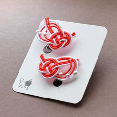 あわじ結びのイヤリング