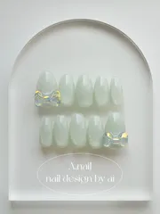 Aurora Ribbon - Melty Green