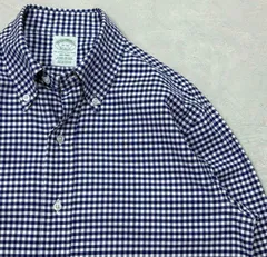 美品 Brooks Brothers オックスフォードボタンダウンシャツ ギンガムチェック MADE IN USA