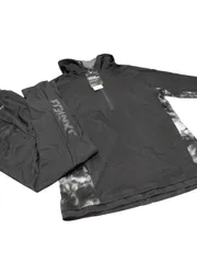 プーマ◆メンズ NXT HYBRID ハーフジップトップス&パンツ 上下セット ブラック