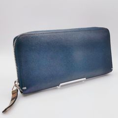 Paul Smith ポールスミス 長財布 ラウンドファスナー  コインケース マルチカラー レザー 紺