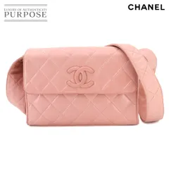 シャネル CHANEL マトラッセ ショルダー バッグ レザー ピンク ヴィンテージ ゴールド 金具 Shoulder Bag 90267768