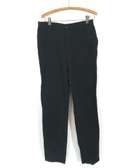 古着 Polo Ralph Lauren 「PROSPECT PANTS」 ノータック チノ パンツ スリム テーパード 黒 W31 L32 古着 