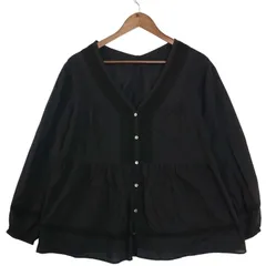 未使用✨イエナ　ブロードレースカラーブラウス　ブラック　コットン　ゆったり 楽天市場】レース ブラウス（ブランドイエナ）の通販