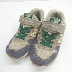 ◇ new balance ニューバランス キッズ スニーカー サイズ18 グレー系 男の子 E  【1408060009121】
