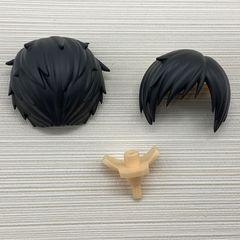 現状未使用品　ねんどろいど 折原臨也 髪パーツ　ヘアパーツ　デュラララ!!×2　黒髪　短髪　ショートヘア　写真にあるもののみバラ売り不可