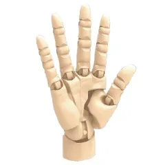 【中古】トレーディングフィギュア PALE ORANGE 「ARTIST SUPPORT ITEM COLLABORATION 1/2ハンドモデル/R カプセルトイ版」