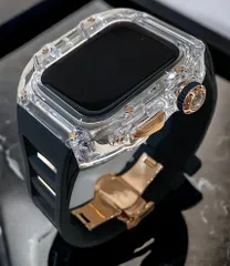 Ngp9/高級☆AppleWatch アップルウォッチバンド ラバーベルトカバーのサムネイル