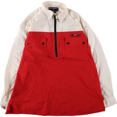 古着 90年代 ラルフローレン Ralph Lauren POLO SPORT ポロスポーツ 襟付き ハーフジップ ナイロンプルオーバー メンズL相当/eaa481117