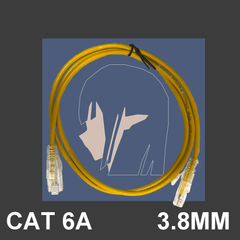GAMiELF Cat6a ケーブル 3M　イーサネット　極細3.8MM