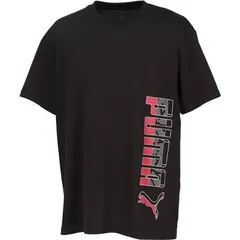 【新品】puma（プーマ）ESS LOGO LAB MX SS グラフィック Tシャツ メンズ ユニセックス 半袖シャツ　プーマブラック　686868-01