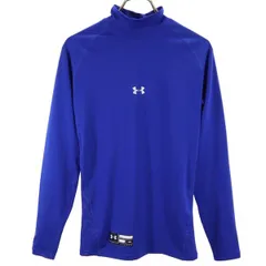 アンダーアーマー スポーツ ロゴプリント アンダーシャツ MD 青 UNDER ARMOUR トレーニング メンズ 【中古】  【230511】 メール便可