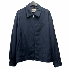 ミュウミュウ miumiu モヘア ブルゾンジャケット ロゴ ジップアップ 40 紺 ネイビー ML1041_12I1_F0124_S_OOOのサムネイル