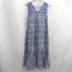 ◇ ⊂ Market マーケット 花柄 ロング ワンピース サイズ表記なし ブルー レディース E  【1412260030205】