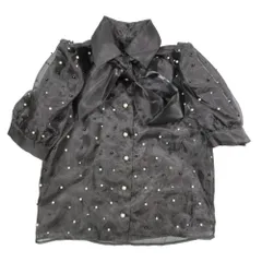 美品Sov. ソブシフォンボウタイブラウスピンクリボン橋本マナミ着用