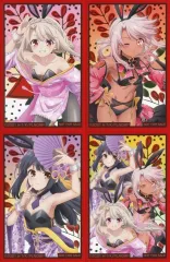 【中古】キャラカード 全4種セット イラストカード 和風バニーver. 「劇場版 Fate/kaleid liner プリズマ☆イリヤ Licht 名前の無い少女×ドン・キホーテ」 対象商品購入特典