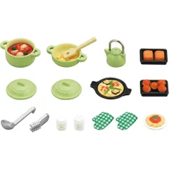 エポック社 シルバニアファミリー 家具 料理セット カ-410 3歳以上 おもちゃ ドールハウス