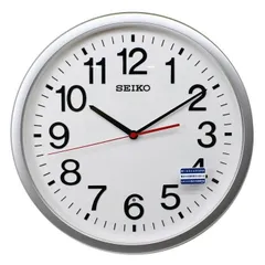 成功は缶かーん乾電池SEIKO オフィス壁掛け時計　ステンレス枠　KH408S 成功は缶かーん乾電池SEIKO オフィス壁掛け時計 ステンレス枠 KH408S