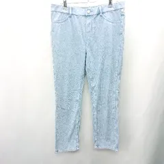 ◇ ⊇ UNIQLO ユニクロ コットン系 ジーンズ サイズXL ライトブルー系 レディース E  【1409100015874】