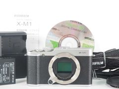 富士フィルム Fujifilm Fuji X-M1 Digital Camera 16.3MP Silver Body Only [新品同様] #Z5036A