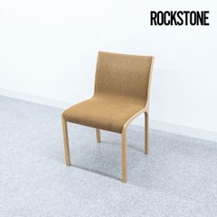 【展示品】ROCKSTONE ロックストーン COMA-ISU side chair コマイス サイド チェア ダイニング アームレス ファブリック ベージュ 岩倉 榮利 定価8万【5】