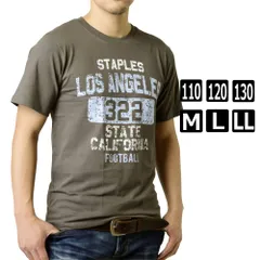 Ｔシャツ 《20-5チャコール》 新品 未使用 メンズ レディース キッズ 子供服 110cm 120cm 130cm アメカジプリント ロゴ ストリート Ｔシャツ 【A1Z】【メール便2】 ファッション