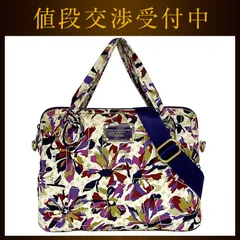 マークバイマークジェイコブス ２way バッグ ホワイト パープル