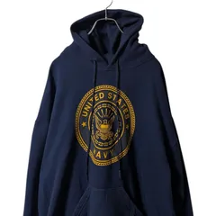 【90s/SOFFE/ソフィー/US NAVY】パーカー f062