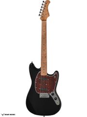 Bacchus BMS-1-RSM/M-TTPG BLK(ブラック) べっ甲柄ピックガード 搭載 ムスタング サイクロンタイプ 3wayピックアップセレクター ミディアムスケール  バッカス エレキギター