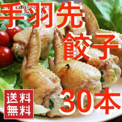 冷凍 手羽先餃子 30本 3種セット 餃子味・チーズ味・明太味 お肉 ギフト