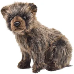 HANSA 7041 ハイイログマ(コ)25 全長：25cm GRIZZLY BEAR  BH7041  ぬいぐるみ ハンサ 灰色熊 グリズリー 動物 犬 猫 鳥 うさぎ ペンギン アニマル 置物 人形 フィギュア 大きい 実物大 大型