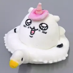 【中古】キーホルダー ユニコーン(浮き輪) FRIENDSマスコット 「自分ツッコミくま」 ナガノマーケット限定