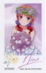 【中古】キャラカード 中野二乃 ウェディングミニフォト 「くじ引き堂 五等分の花嫁 Newtype オンラインくじ」 10連セット購入特典