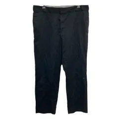 Dickies 874 ワークパンツ W42 ブラック ディッキーズ ジップアップ ビッグサイズ ワーク 古着卸 アメリカ仕入 2508-232