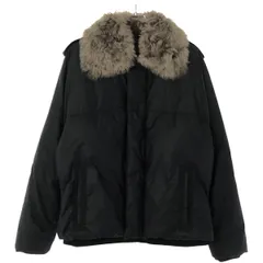 LANVIN ランバン アルパカファー ジップアップブルゾン M02BG28 ブラック 46のサムネイル