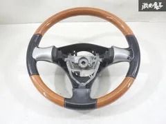 ダイハツ 純正オプション2 ウェーブウッドパネルセット+ウッドコンビmomoス トヨタ(純正) デュエット 純正 ウッドコンビステアリング の
