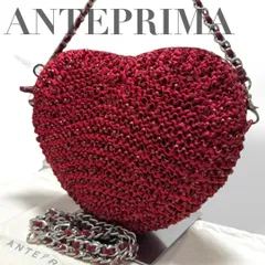 ★希少★ANTEPRIMA　アンテプリマ　ハンドバッグ　ショルダー　2way　ハート　ワイヤー　レッド♯1967