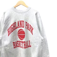 90s ビンテージ チャンピオン リバースウィーブ 染み込みプリント スウェット XL グレー USA製 90年代 vintage アメリカ製 刺繍トリコタグ カレッジプリント
