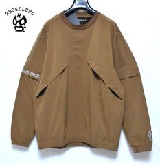 【新品】ラッセルノ russeluno スニード ブルゾン ゴルフ ブラウン RUSSELUNO ゴルフウェア(トップス) メンズ SIZE 5 ネイビー