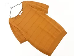 NEWYORKER ニューヨーカー 半袖 ニット カットソー sizeM/キャメル ■◆ レディース