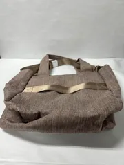 軽量 ショルダーバッグ トートバッグ 2WAY 大容量 ブラウン