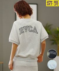 【ムラスポ公式】RVCA ルーカ ARCH RVCA SWEAT レディース 半袖 スウェット S S BE04C-211