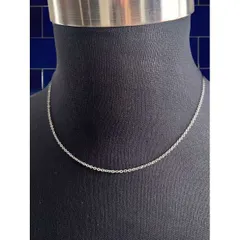 ステンレス製 45cm 小豆チェーンネックレス かっこいい NS