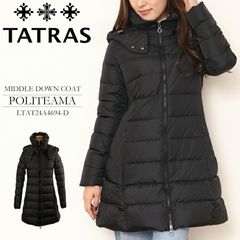 タトラス ダウン レディース TATRAS ダウンコート レディースダウンコート LTAT24A4694-D POLITEAMA　タトラス tatras ポリテアマ 秋 冬 秋物 冬物 ブラック 黒 