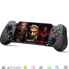【人気商品】Megadream iPhone 16/iPhone 15シリーズおよびAndroid用USB Cモバイルゲームコントローラー（Type-C）、PS5/Xbox/PCゲームをスマホでストリーミング、X-input/MFi/shootingplus
