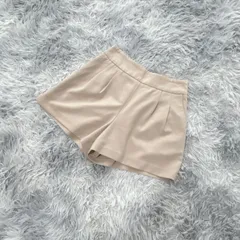 ■【美品】Vis  ビス  ショートパンツ  (M)  カワイイ大人  カワイイ  レディース  ベージュ系  明るい薄茶色【送料無料】のサムネイル