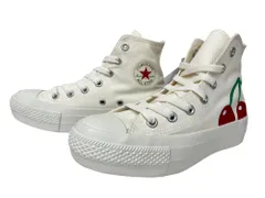 CONVERSE コンバース ALL STAR PLTS CHERRYPRINT HI オールスターハイカット プラットフォーム チェリープリント 23cm US4 スニーカー/045